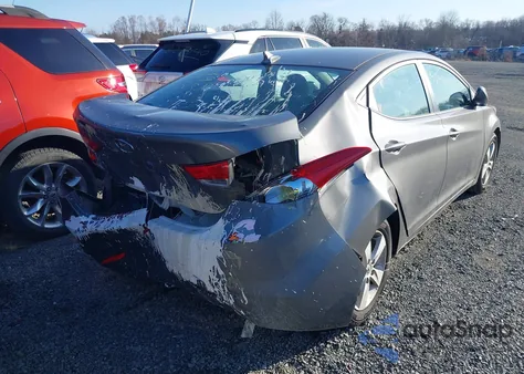 2013 Hyundai Elantra Gls/Limited z USA, uszkodzony, nr VIN 5NPDH4AE1DH218453